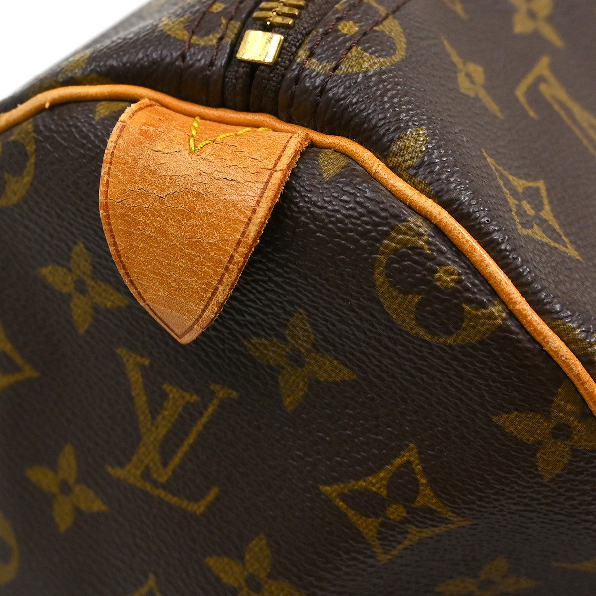 Louis Vuitton Keepall Monogram, Brown, Canvas, Travel Bag