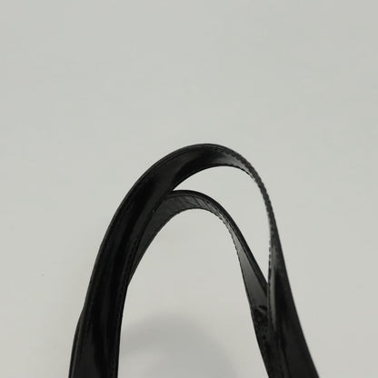 Salvatore Ferragamo Vala Patent Leather, Black, Patent Leather, Shoulder Bag