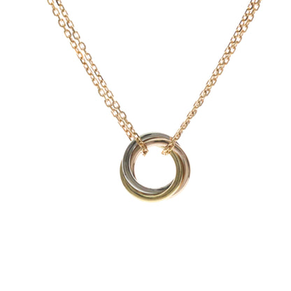 Cartier Trinity Choker 18K Tricolor Gold, Gold, Gold, Necklace