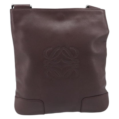 Loewe Anagram Leather, Brown, Leather, Shoulder Bag