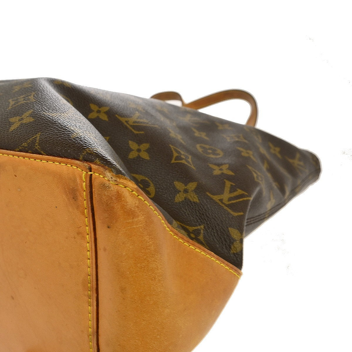 Louis Vuitton Cabas Mezzo Monogram Canvas, Brown, Canvas, Shoulder Bag