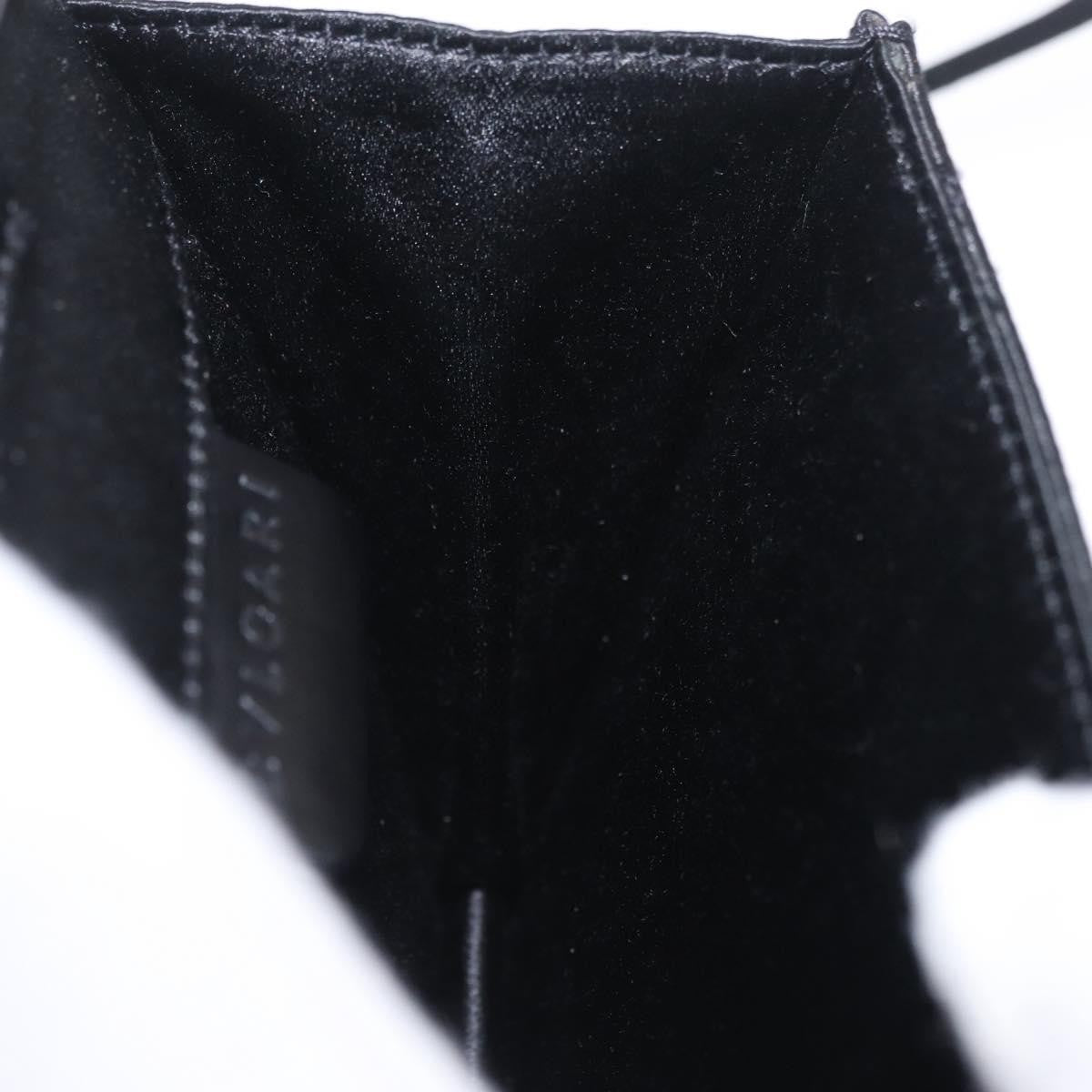 Bvlgari Shoulder Satin, Black, Satin, Shoulder Bag