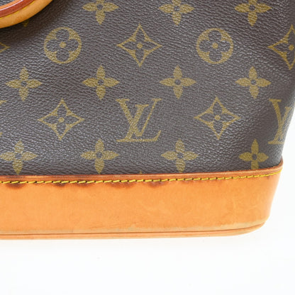 Louis Vuitton Alma Monogram Canvas, Brown, Canvas, Handbag