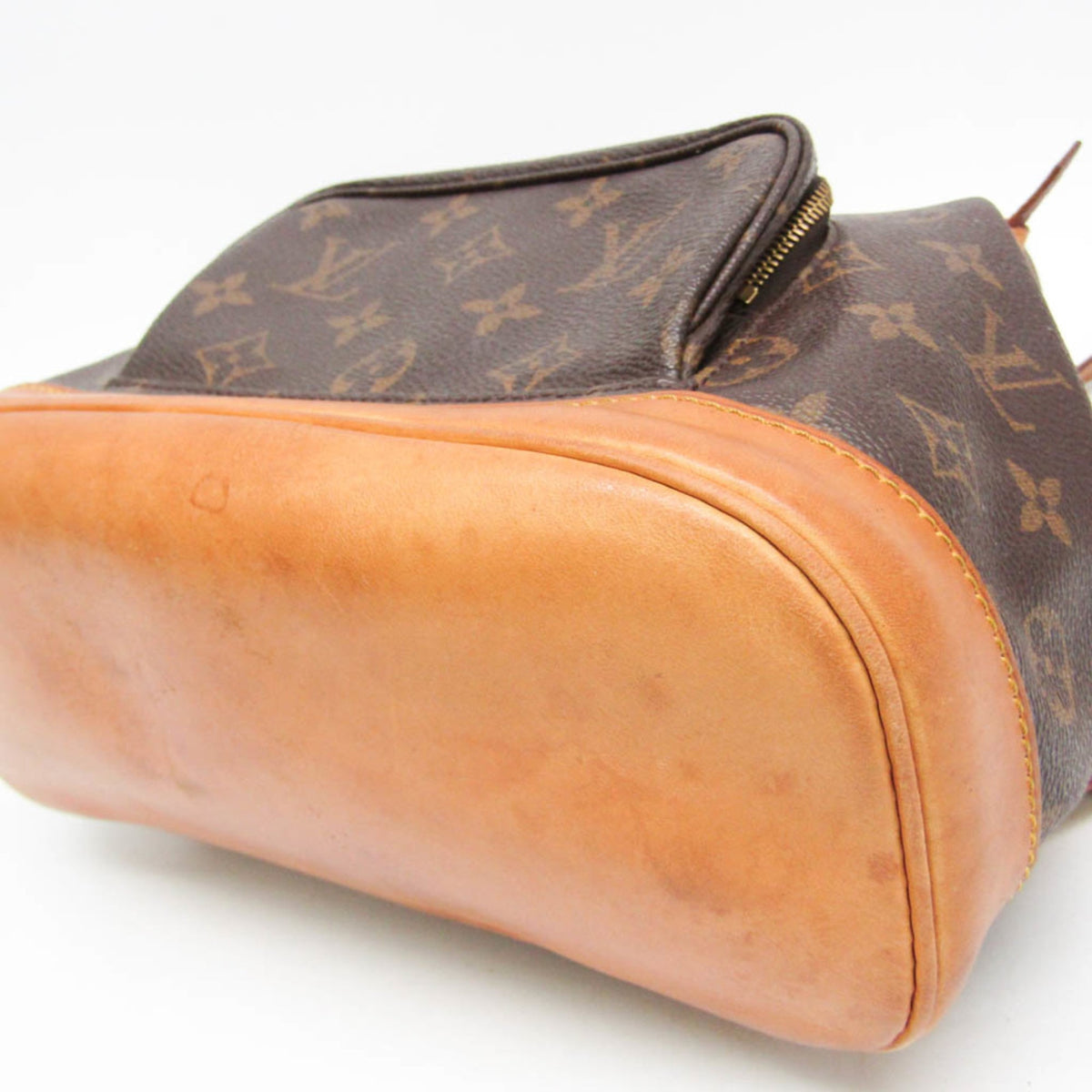 Louis Vuitton Vintage Montsouris Monogram Canvas, Brown, Canvas, Backpack