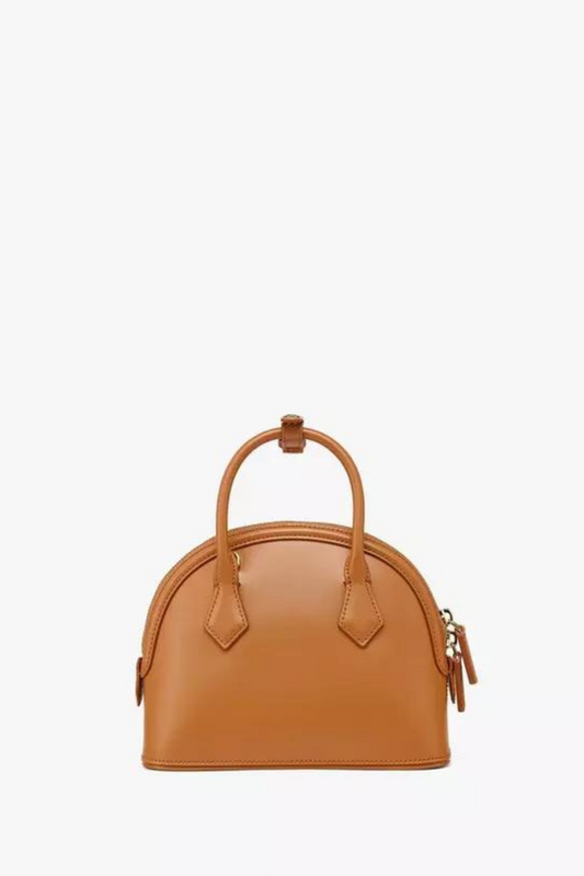 MCM Tracy Tote in Cognac Visetos Leather Mix Small