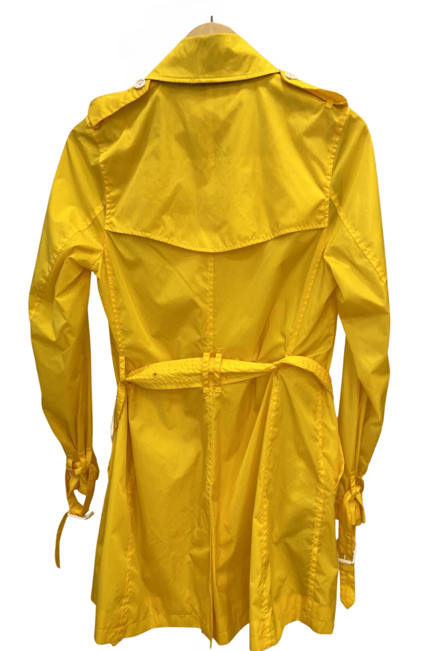 Yellow 2025 burberry coat