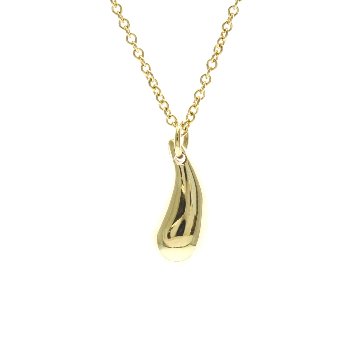 Tiffany & Co. Elsa Peretti Teardrop Pendant 18K Yellow Gold, Gold, Yellow Gold, Necklace