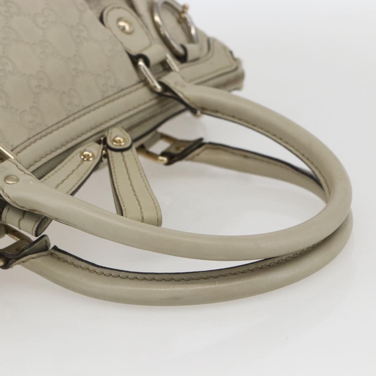 Gucci Sukey Top Handle Satchel Guccissima Leather, Ecru, Leather, Handbag