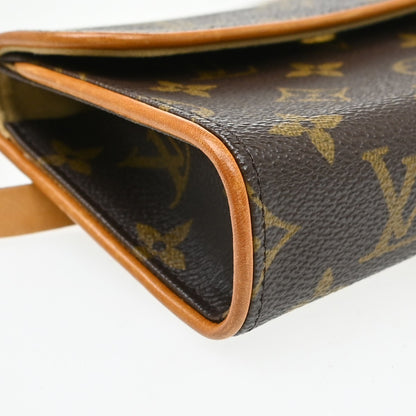 Louis Vuitton Florentine Waist Monogram Canvas, Brown, Canvas, Clutch