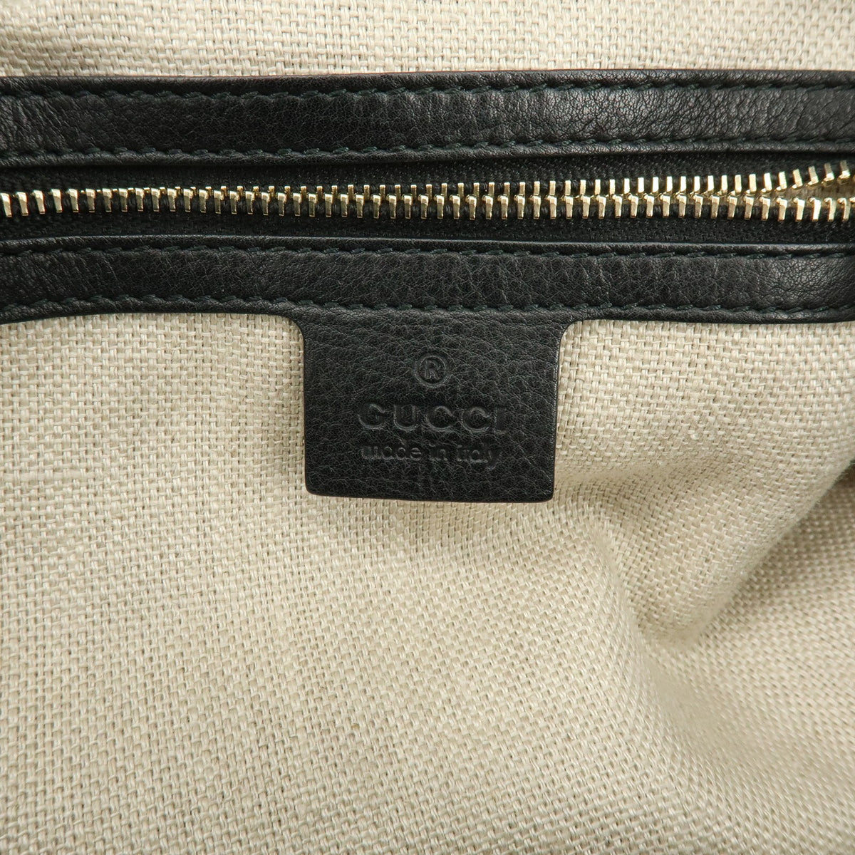 Gucci Marrakech Leather, Black, Leather, Tote Bag