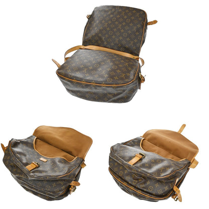 Louis Vuitton Saumur Monogram, Brown, Canvas, Shoulder Bag