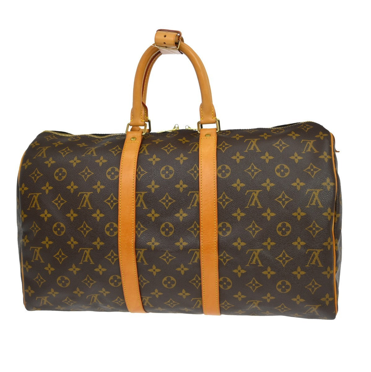 Louis Vuitton Keepall Monogram Canvas, Brown, Canvas, Travel Bag