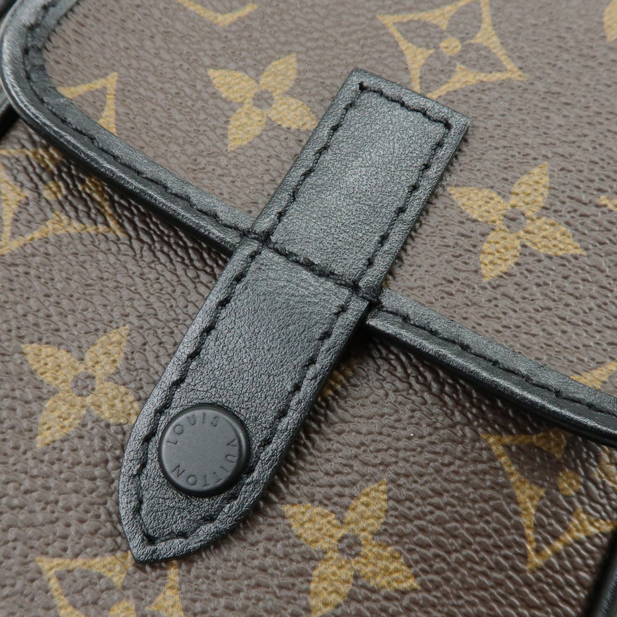Louis Vuitton Christopher Wearable Macassar Monogram Canvas, Brown, Canvas, Crossbody Bag