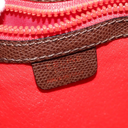 Celine Vintage Turnlock Leather, Brown, Leather, Shoulder Bag