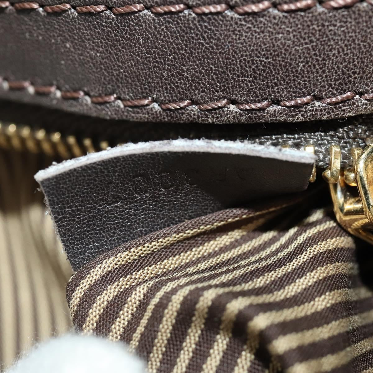 Louis Vuitton Bequia Porte Document Geant Monogram Canvas with Leather, Brown, Canvas, Briefcase