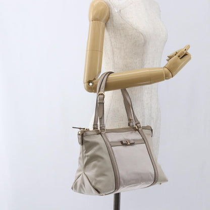 Salvatore Ferragamo Vala tote Nylon, Beige, Nylon, Tote Bag
