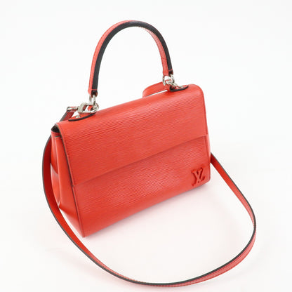 Louis Vuitton Cluny Top Handle Epi Leather, Red, Leather, Handbag
