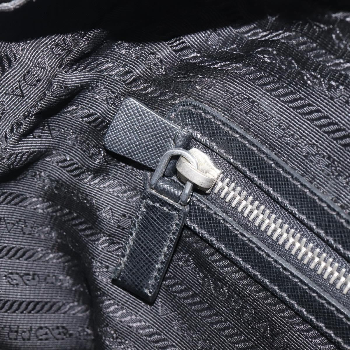 Prada Vintage Leather, Black, Leather, Handbag