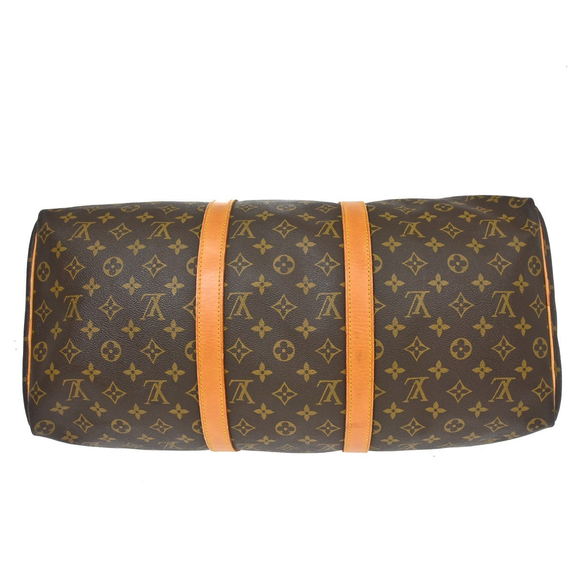Louis Vuitton Keepall Monogram Canvas, Brown, Canvas, Travel Bag