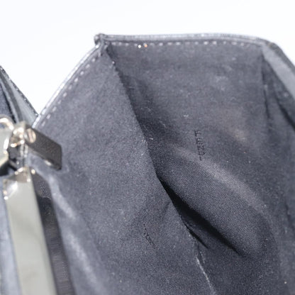 Fendi Grande Colorblock Clutch Leather, Silver, Leather, Clutch