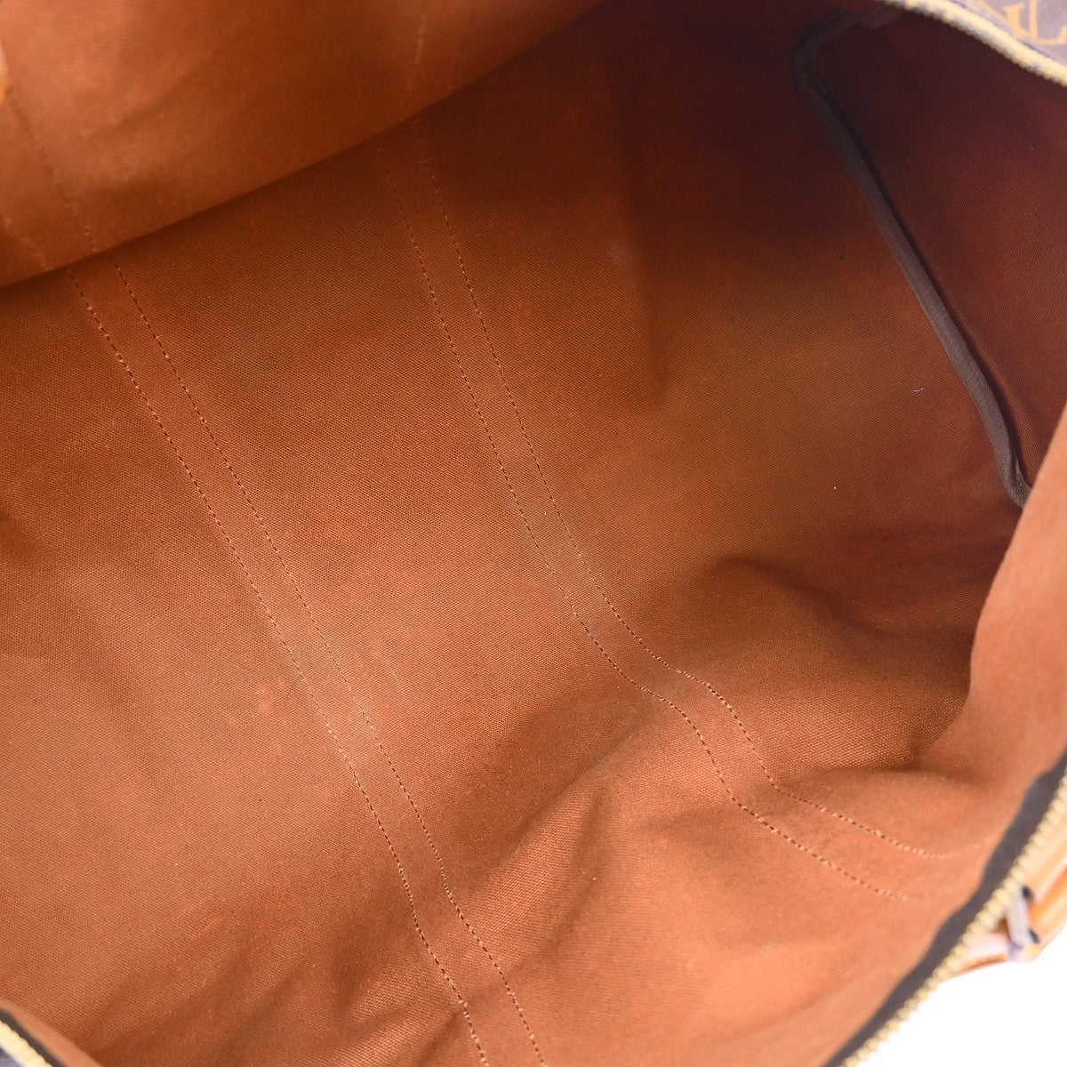 Louis Vuitton Keepall Monogram, Brown, Canvas, Travel Bag