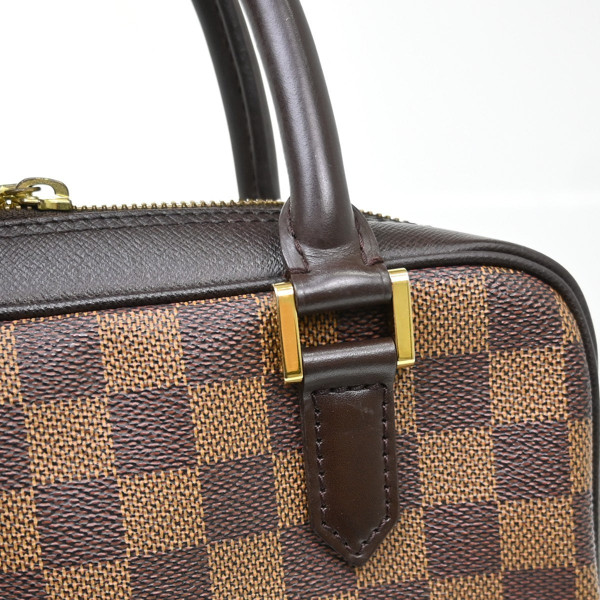 Louis Vuitton Brera Damier, Brown, Canvas, Handbag