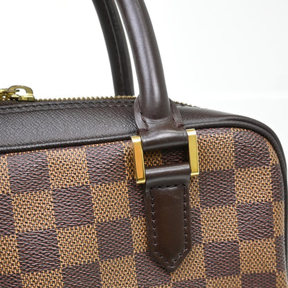 Louis Vuitton Brera Damier, Brown, Canvas, Handbag
