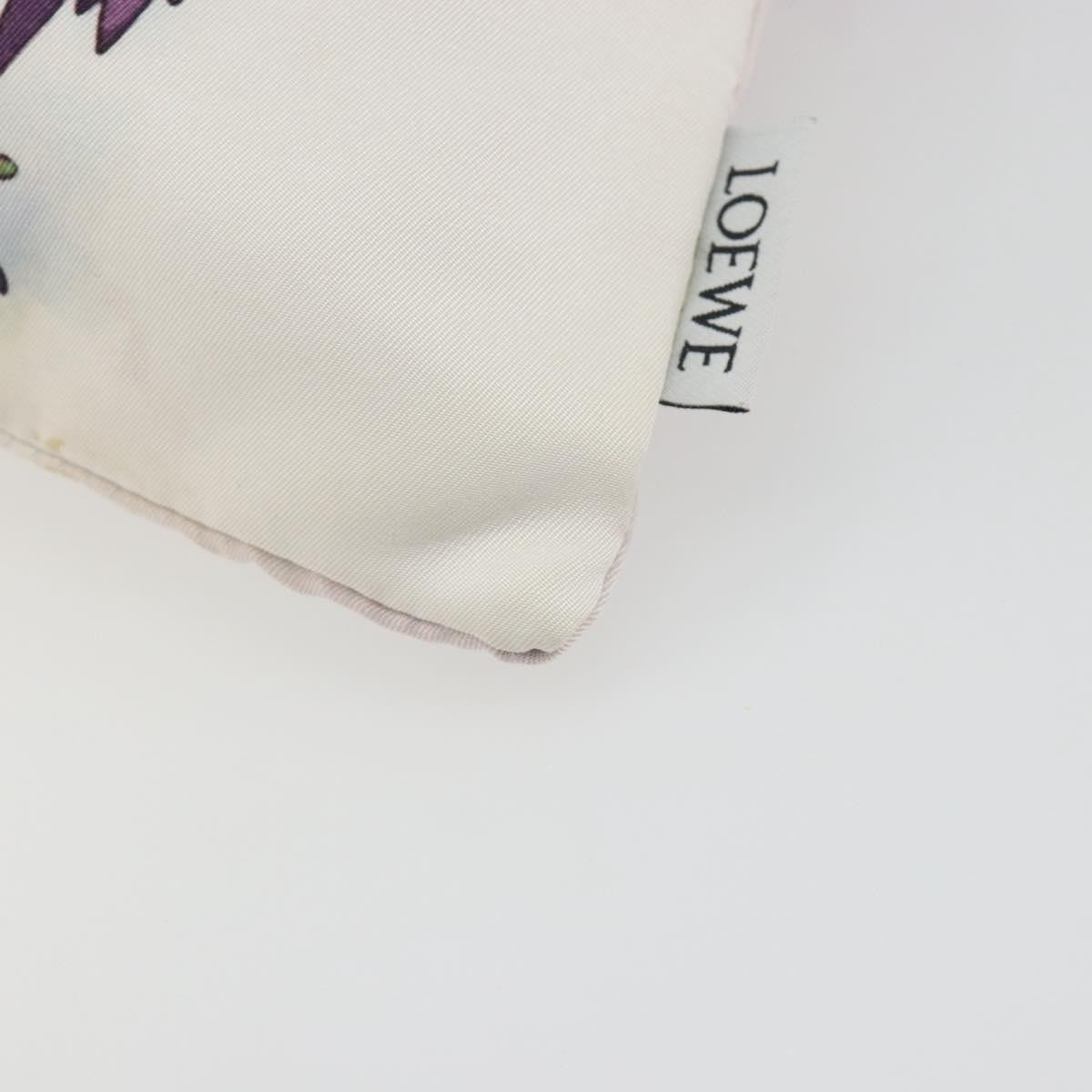 Loewe Paula Drawstring Printed Canvas, Blue, Nylon, Clutch