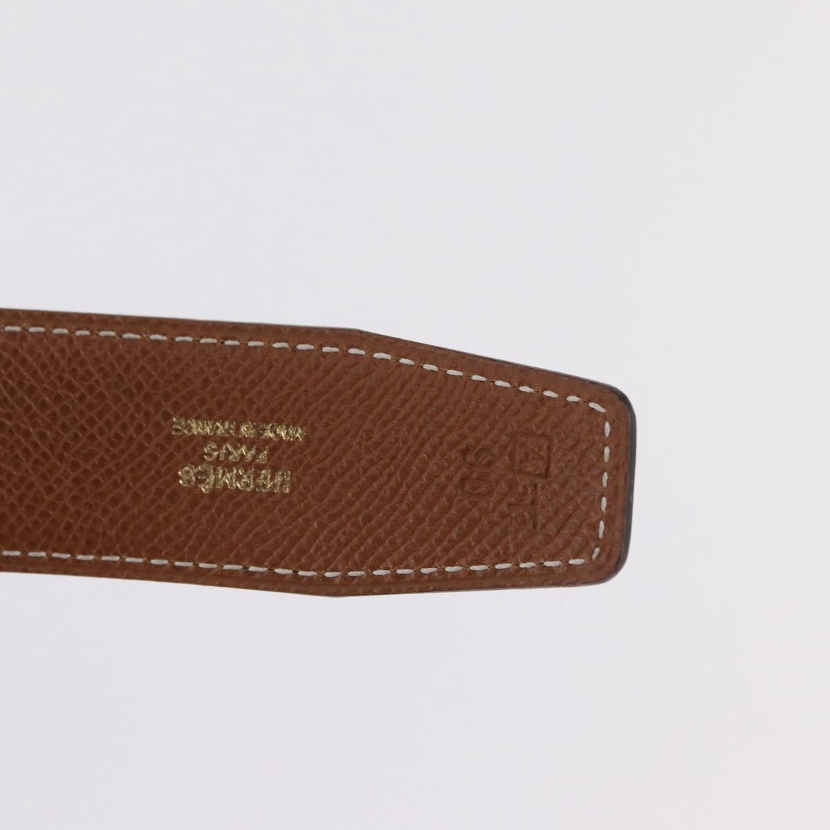 Hermes Constance Reversible Belt Leather, Black, Leather, Belt