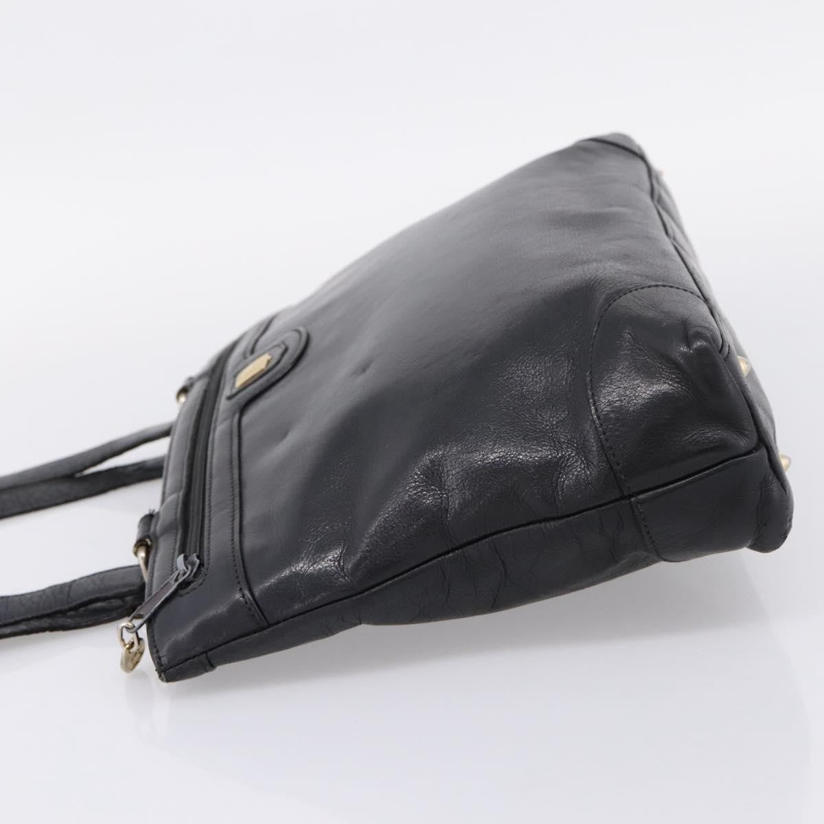 Celine Tote Leather, Black, Leather, Tote Bag