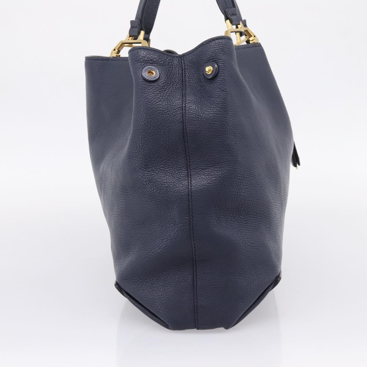 Miu Miu Madras Leather, Navy, Leather, Shoulder Bag