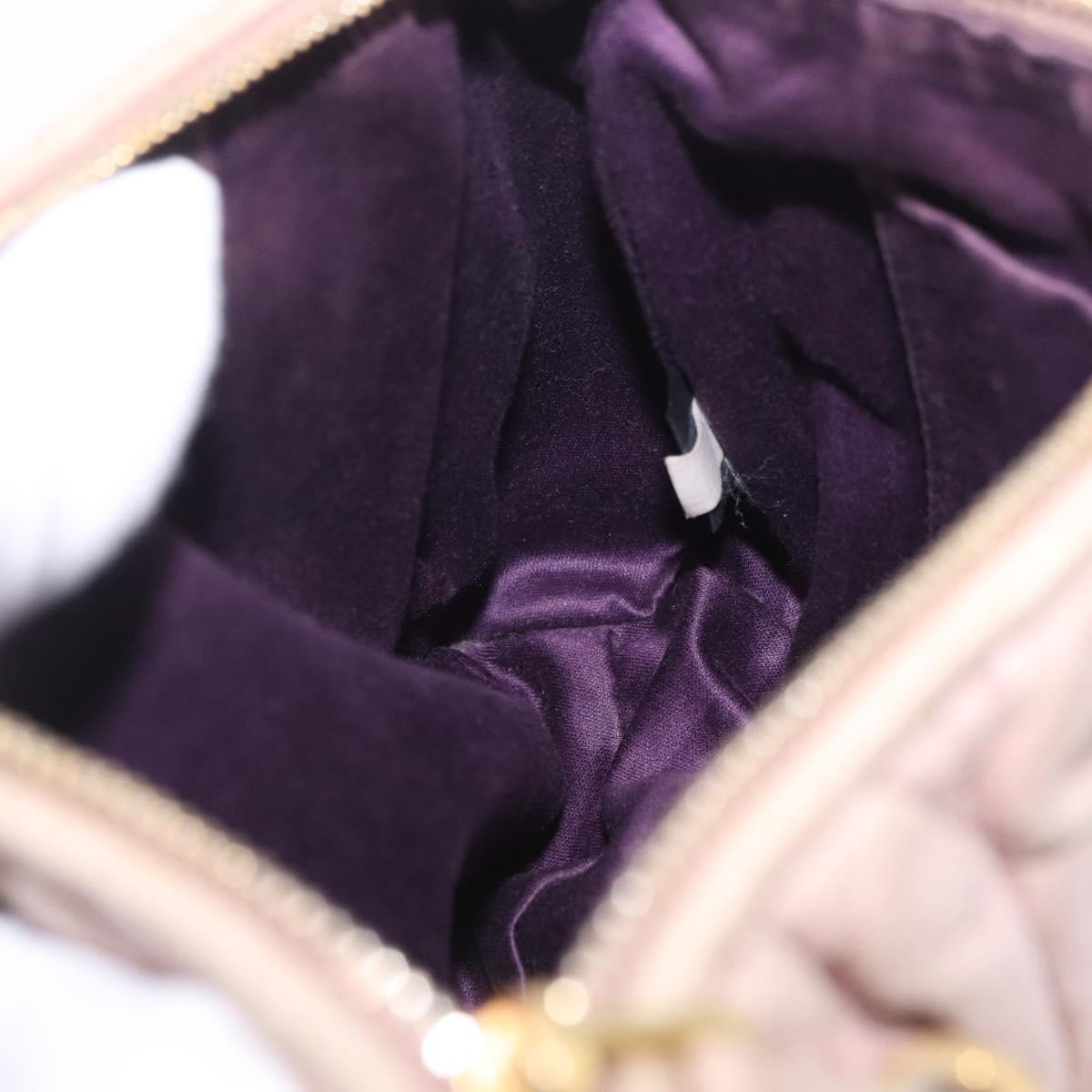 Miu Miu Shoulder Matelasse Leather, Pink, Leather, Shoulder Bag