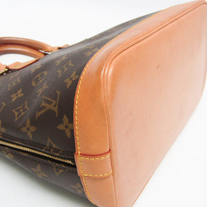 Louis Vuitton Alma Monogram Canvas, Brown, Canvas, Handbag