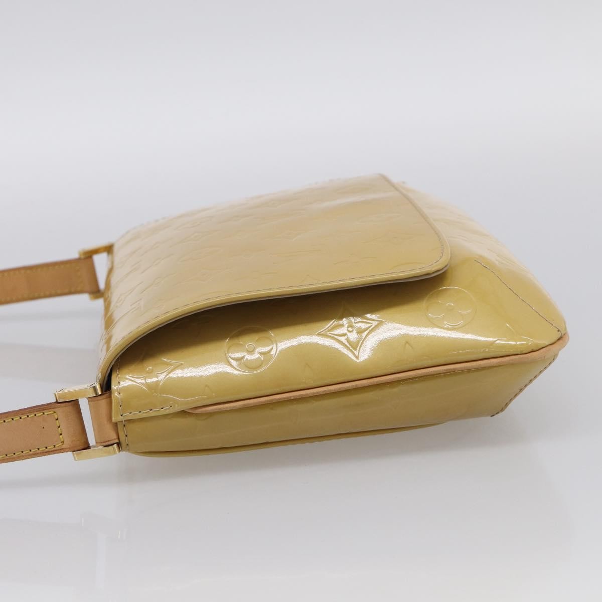 Louis Vuitton Thompson Street Monogram Vernis, Beige, Patent Leather, Shoulder Bag
