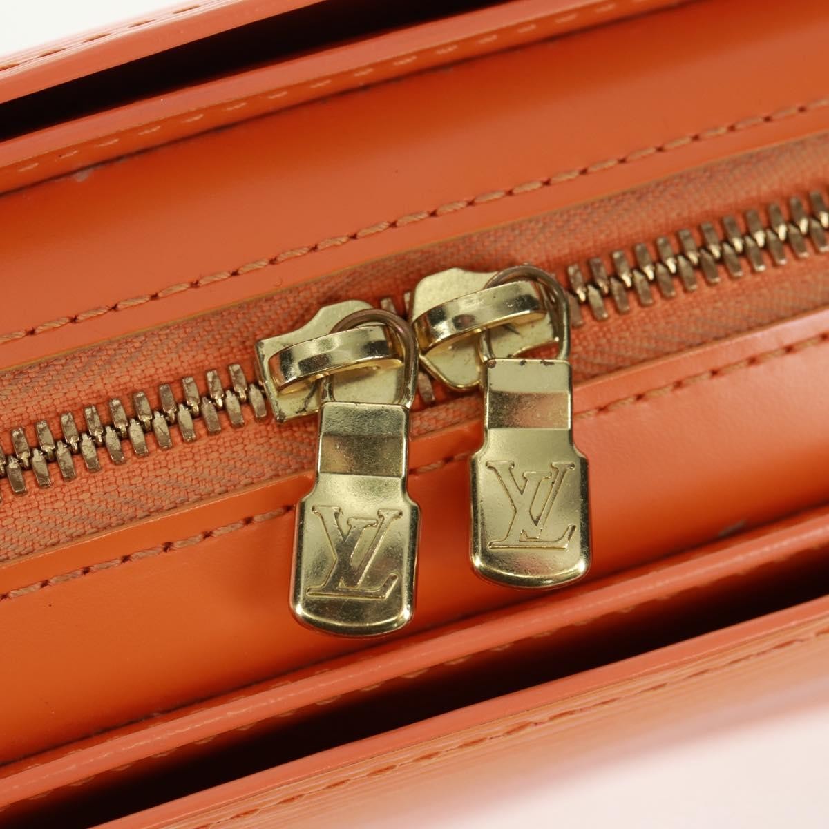 Louis Vuitton Pont Neuf Epi Leather, Orange, Leather, Handbag