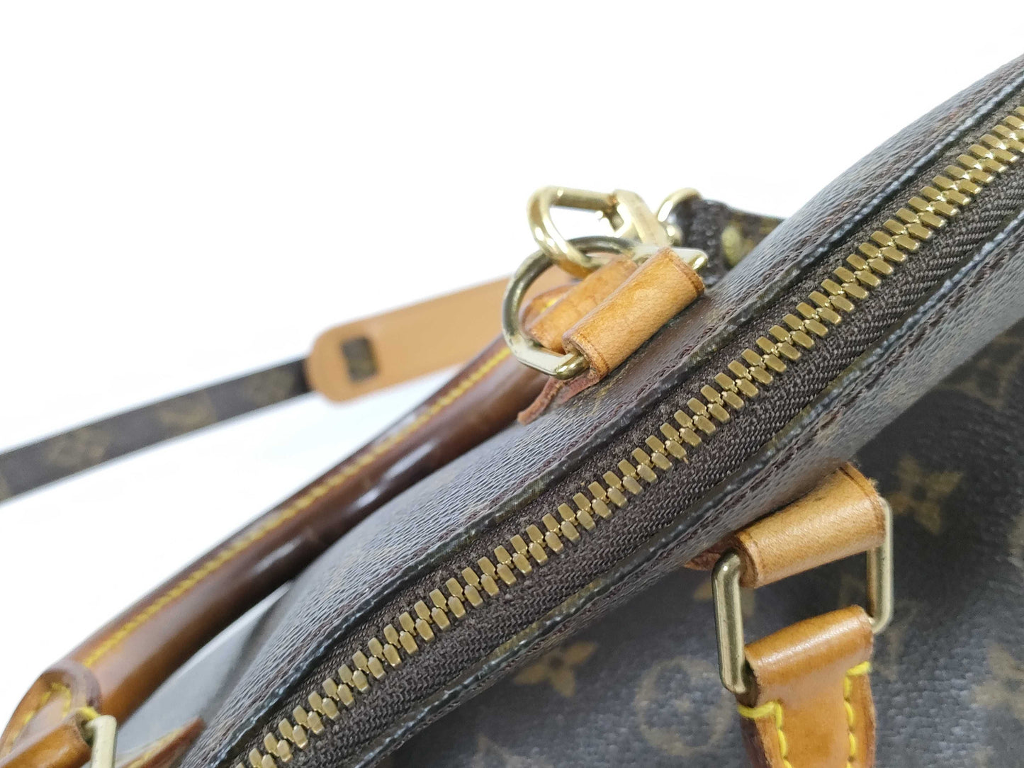 Louis Vuitton Vintage Alma Monogram Canvas, Brown, Canvas, Handbag