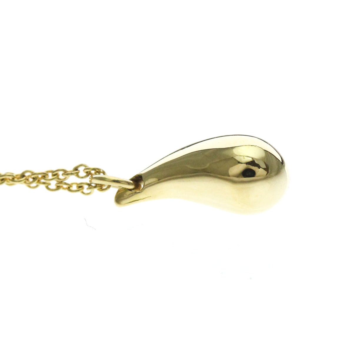 Tiffany & Co. Elsa Peretti Teardrop Pendant 18K Yellow Gold, Gold, Yellow Gold, Necklace