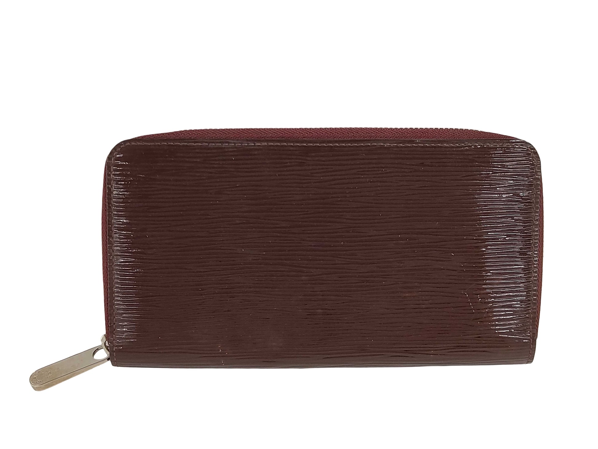 Louis Vuitton Zippy Wallet NM Epi Leather, Burgundy, Leather, Wallet