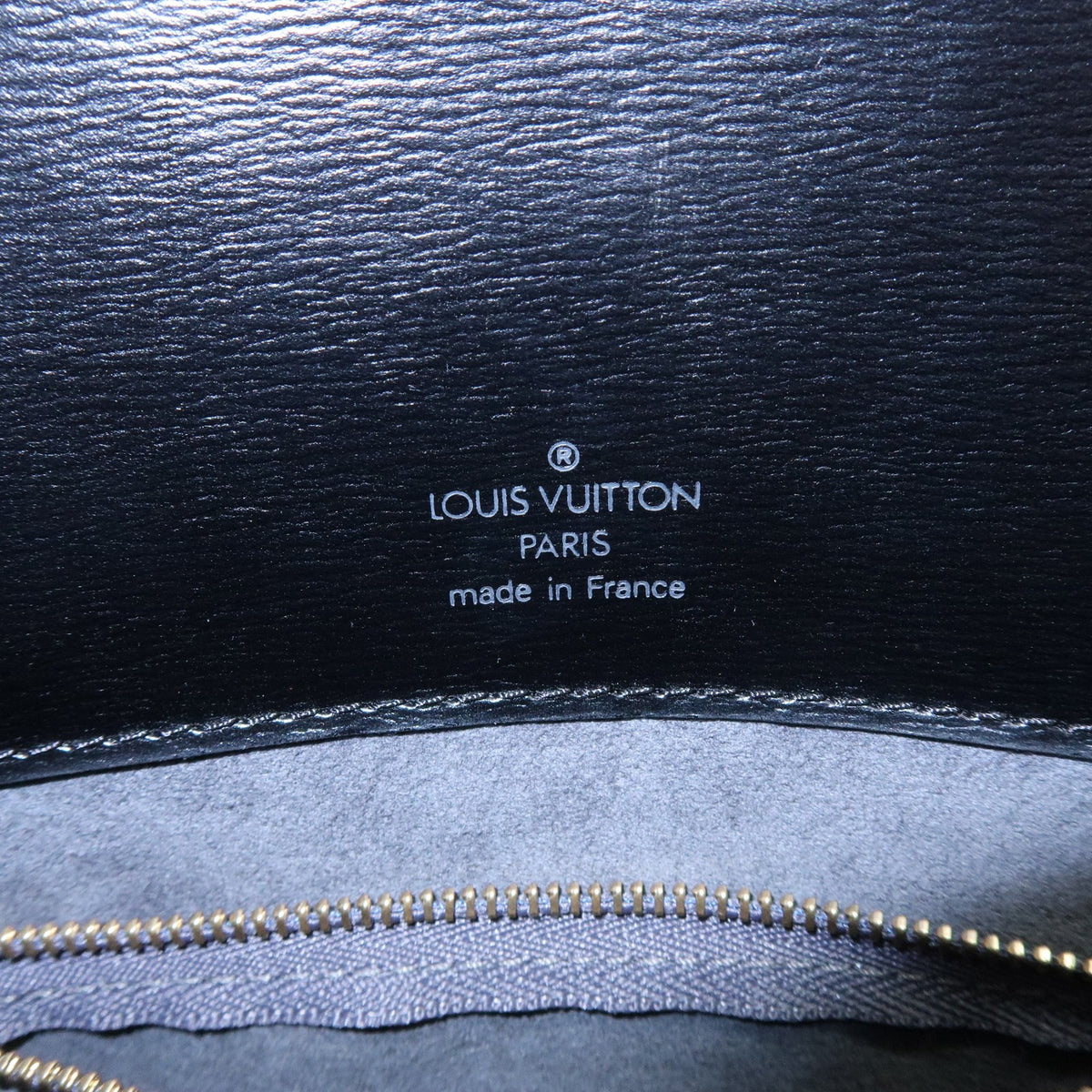 Louis Vuitton Buci Epi Leather, Black, Leather, Handbag