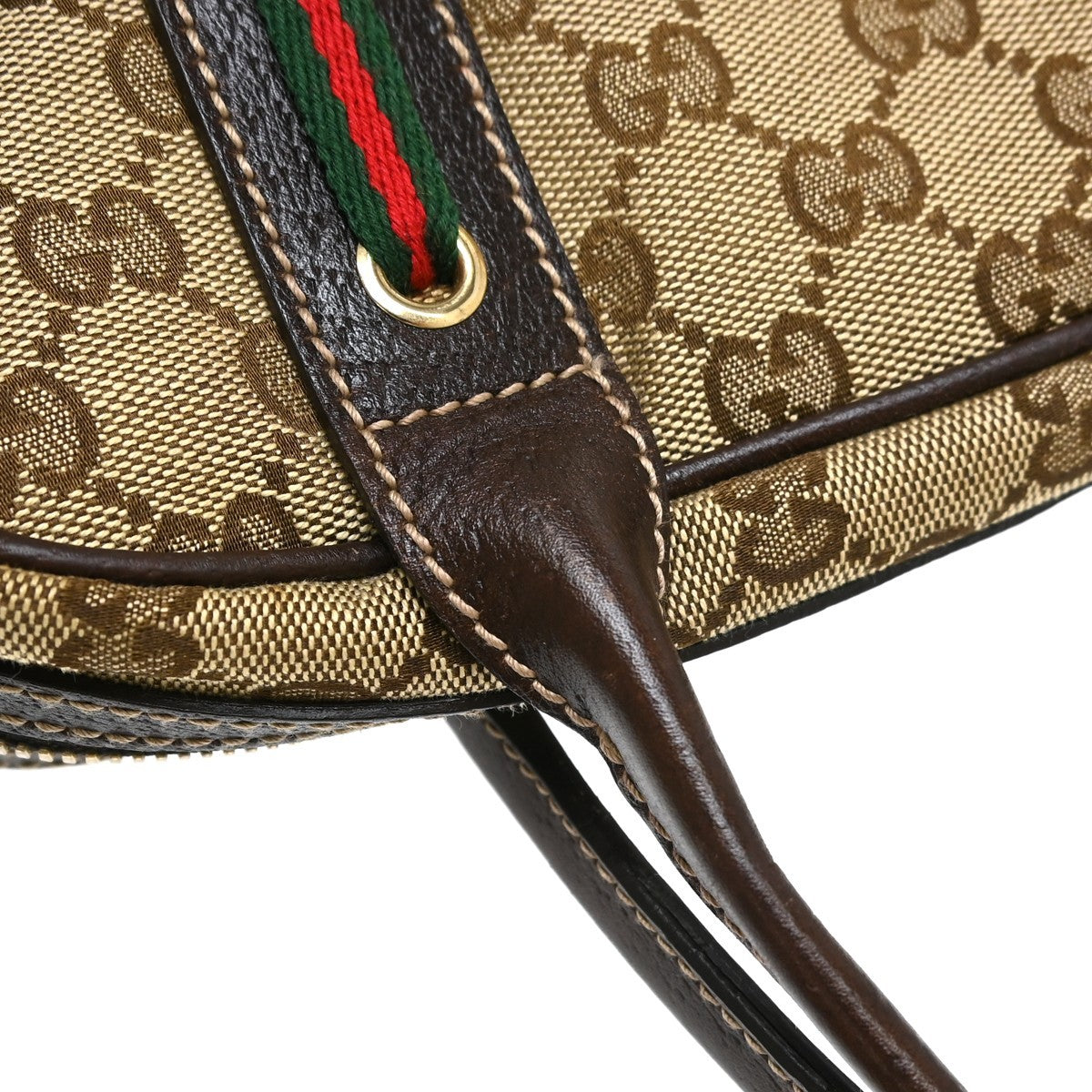 Gucci Princy Boston Bag (Outlet) GG Coated Canvas, Beige, Canvas, Tote Bag