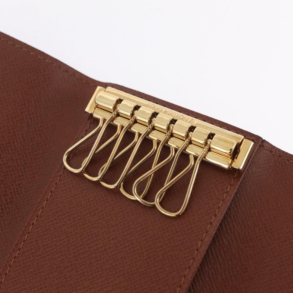Louis Vuitton Key Case Monogram Canvas, Brown, Canvas, Wallet