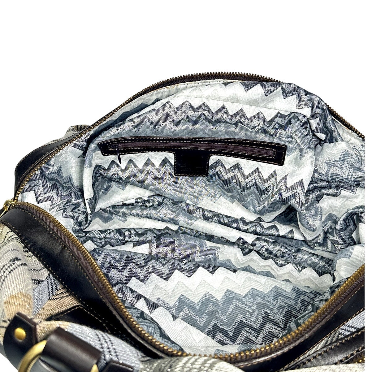 MISSONI Chevron Zig Zag Shoulder Bag