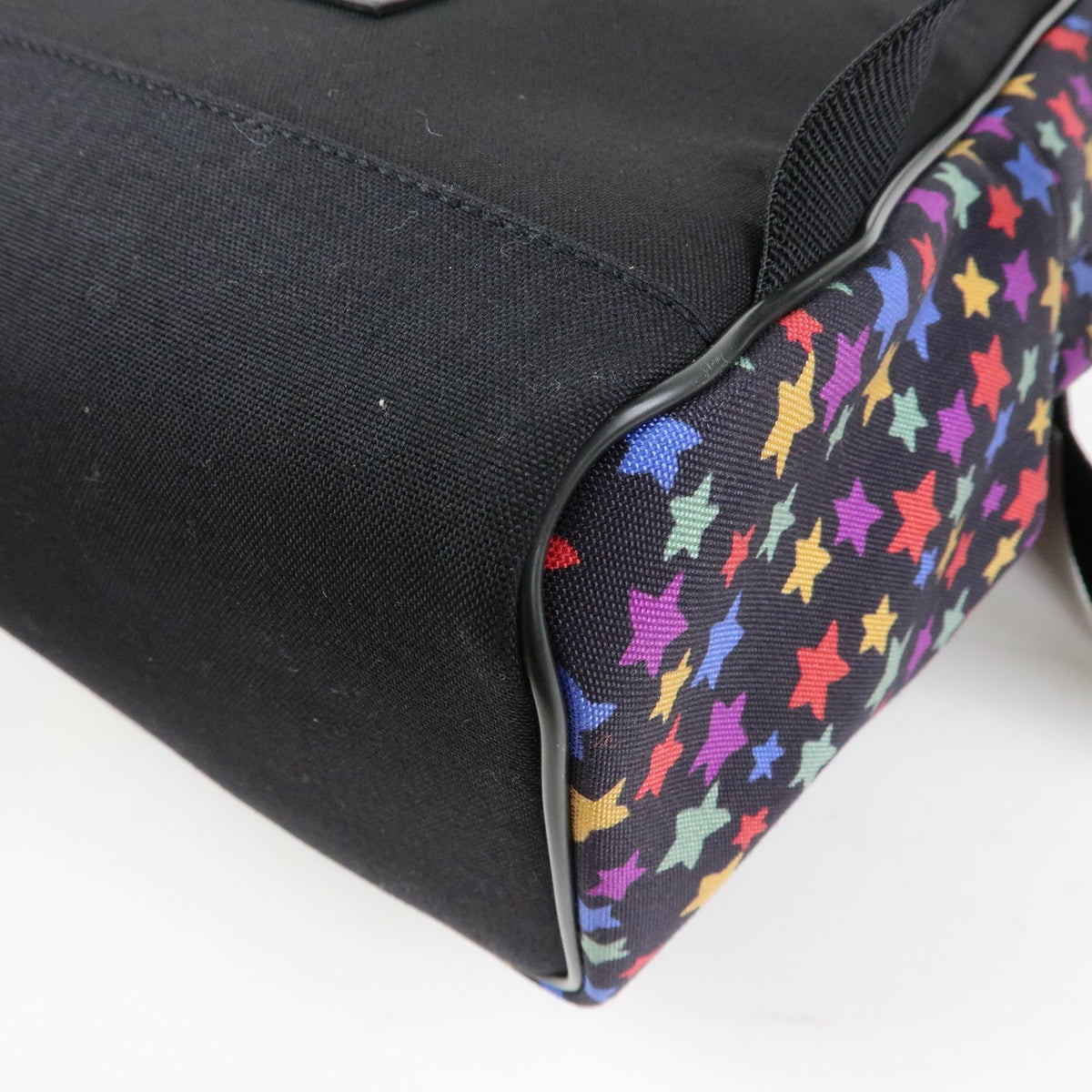 Saint Laurent City Printed Corduroy, Multicolour, Canvas, Backpack