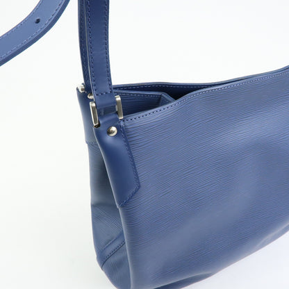 Louis Vuitton Mandara Epi Leather, Blue, Leather, Shoulder Bag