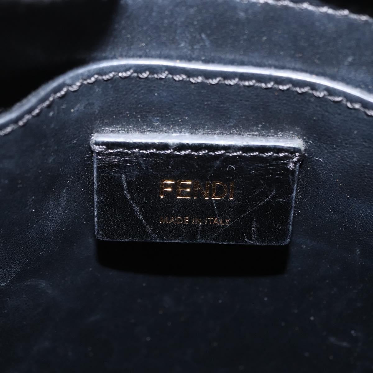 Fendi Pack Shopping Leather, Yellow, Leather, Handbag