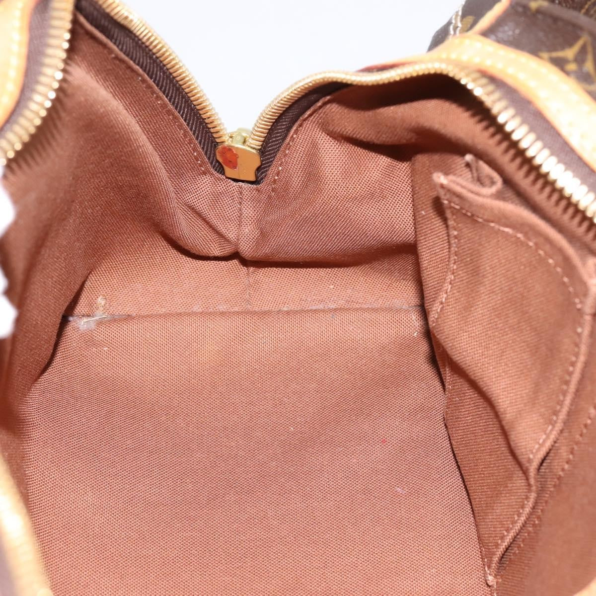 Louis Vuitton Riveting Monogram Canvas, Brown, Canvas, Shoulder Bag