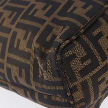 Fendi Zucca Canvas, Brown, Canvas, Tote Bag