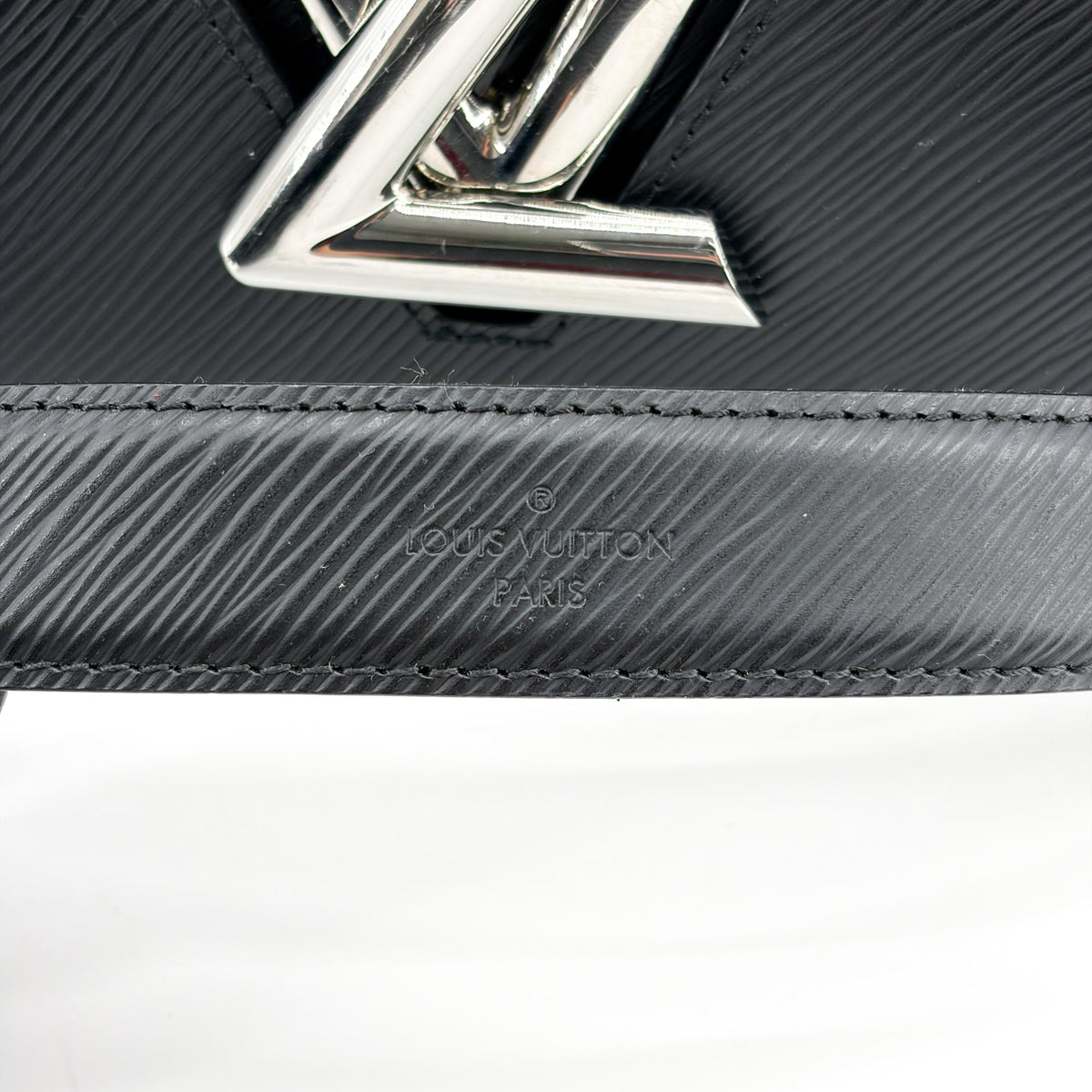 Louis Vuitton Twist Epi Leather, Black, Leather, Handbag