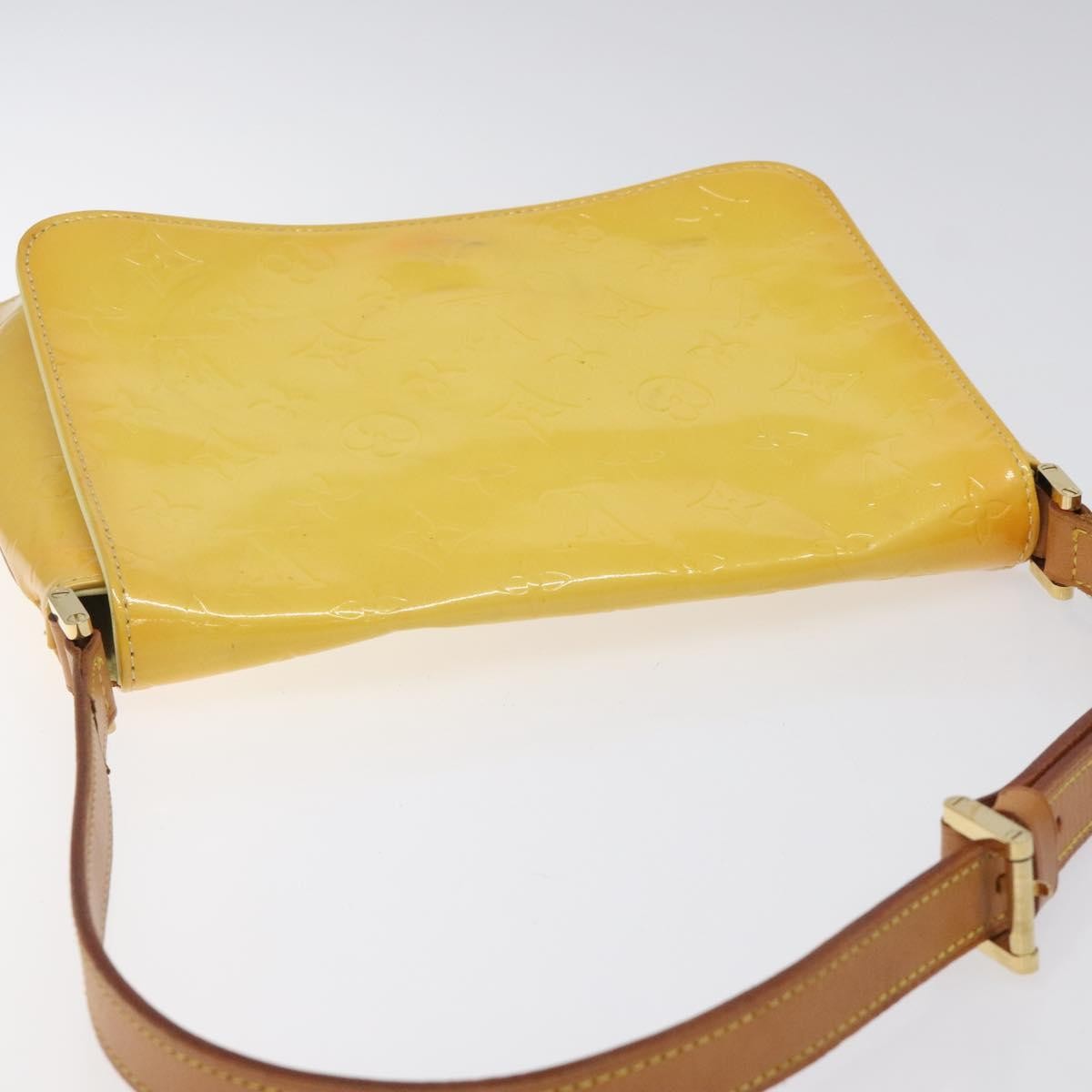 Louis Vuitton Thompson Street Monogram Vernis, Yellow, Patent Leather, Shoulder Bag