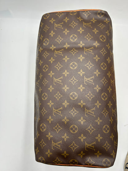 Louis Vuitton Speedy Monogram Canvas, Brown, Canvas, Handbag